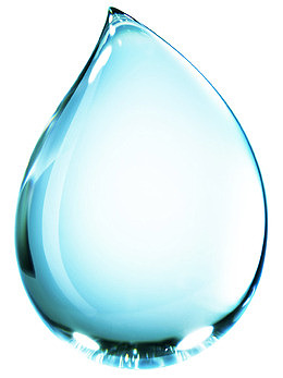 水滴高清淡蓝色大水滴