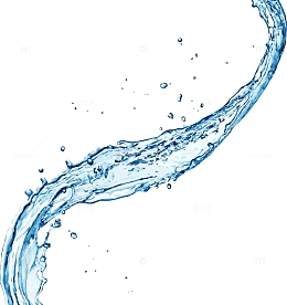 小清新蓝色水流