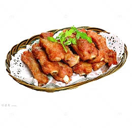 产品实物中华美食蒜香排骨
