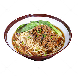 产品实物肉末酸辣面