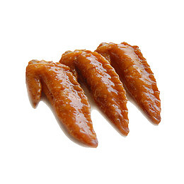 产品实物美食卤鸡翅三个