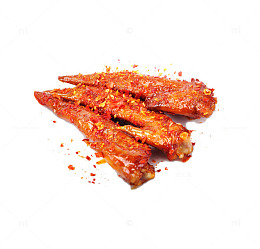 产品实物辣椒卤鸡翅