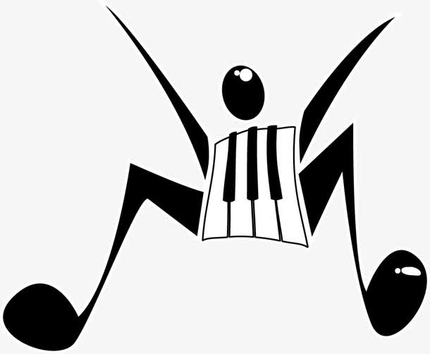 矢量手绘音乐人