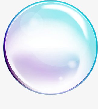 梦幻多彩圆形泡泡