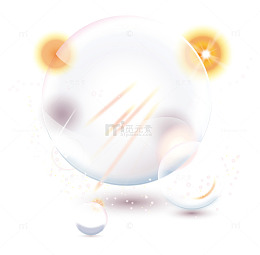 梦幻气泡效果元素