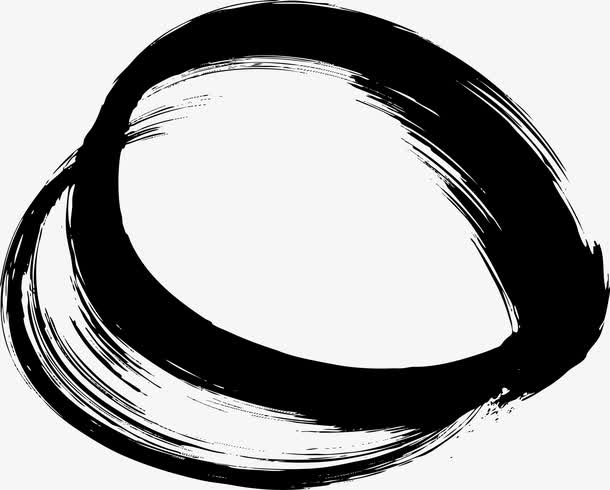 圆形笔刷矢量图素材免费下载_觅元素