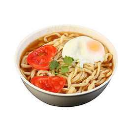 酱油汤番茄鸡蛋细面条