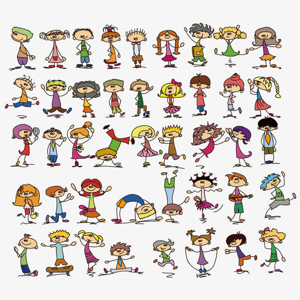 矢量卡通人合集