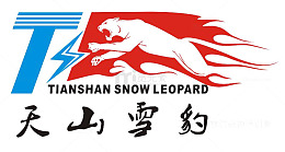 天山雪豹文字和图标