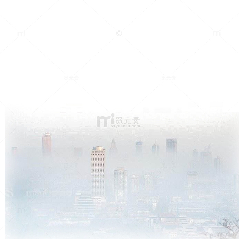 雾霾城市空气污染