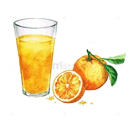 奶茶店鲜榨橙子汁