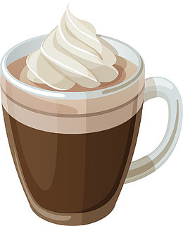 棕色奶茶