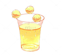 黄色小鸡仔与茶