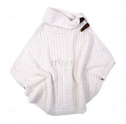 白色女装保暖衣服毛衣实物