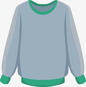 矢量秋季卫衣男装png上衣卫衣衣服手绘创意矢量免抠图epspng矢量卫衣