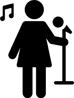 可爱女生主唱小人