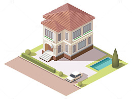 矢量城市别墅设计效果