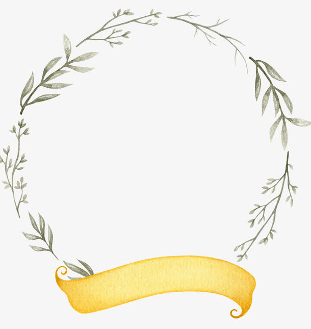 关键词 : 叶子,丝带,黄色,矢量图,装饰,矢量装饰,装饰画