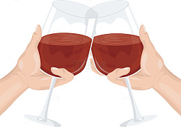 喝红酒干杯