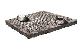 中国风手绘五子棋
