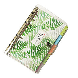绿叶图案塑料记账本