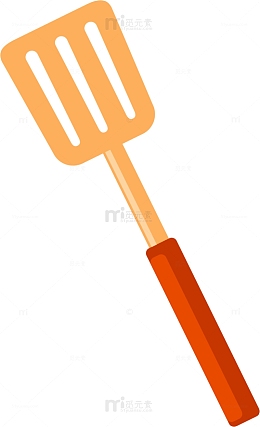 卡通黄色锅铲