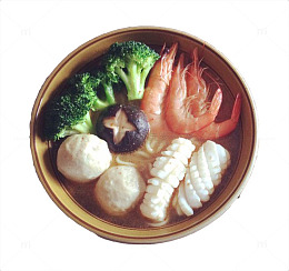 三鲜沙茶面