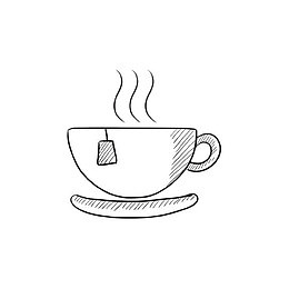 手绘简约袋泡茶