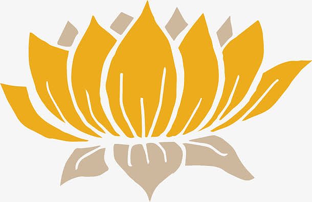 莲花矢量中国文化元素