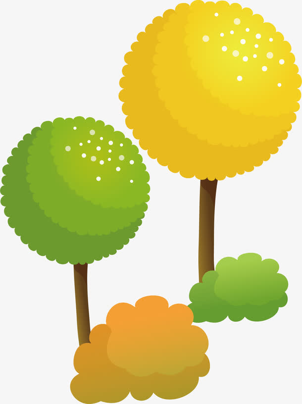 绿树png矢量元素