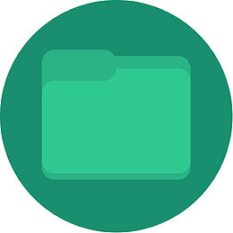 文件文件管理器文件夹绿色最小最