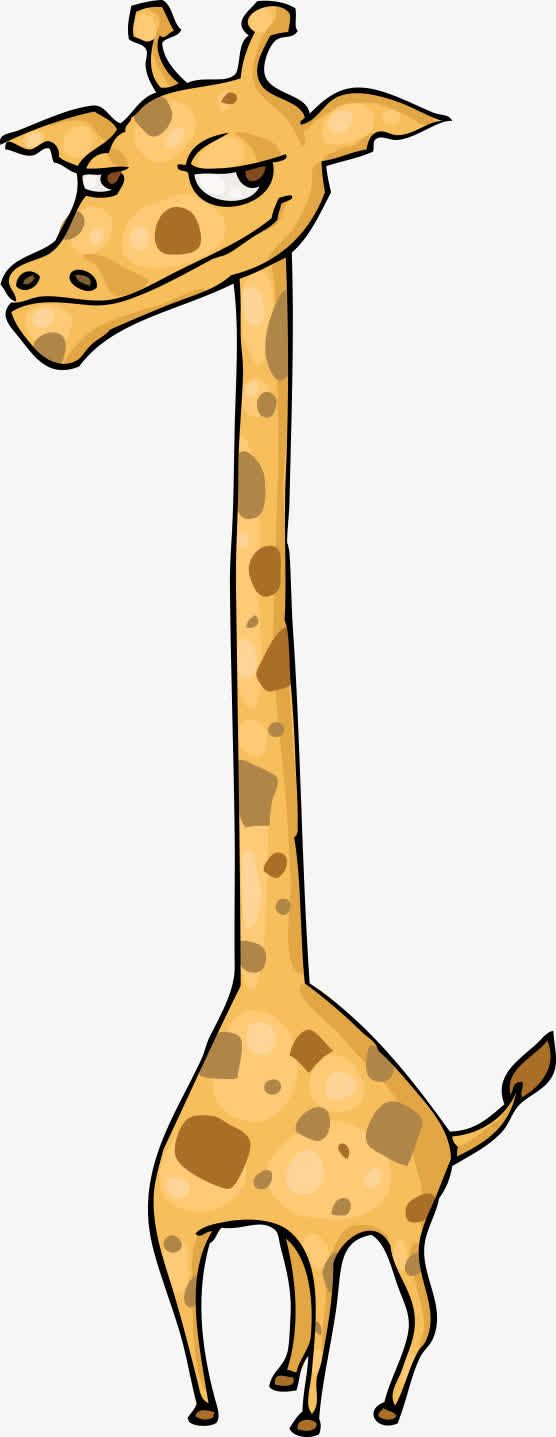 卡通长颈鹿素材免费下载_觅元素