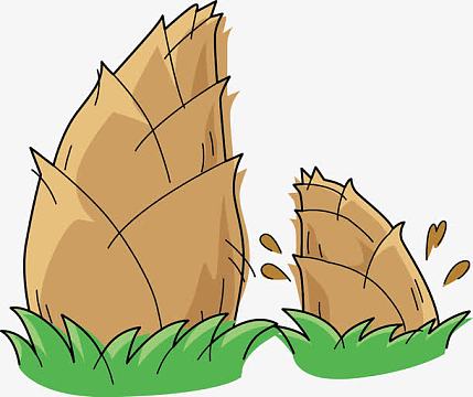 卡通竹笋