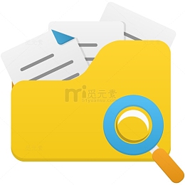 打开文件夹的搜索图标