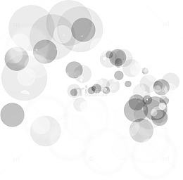小清新灰色气泡
