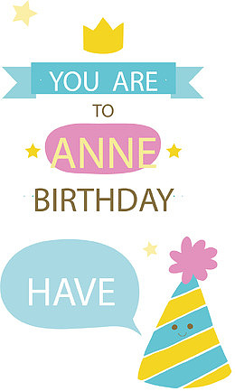 生日派对矢量图