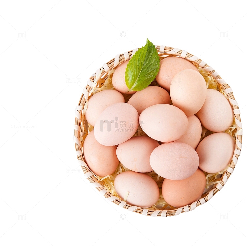 一筐新鲜鸡蛋