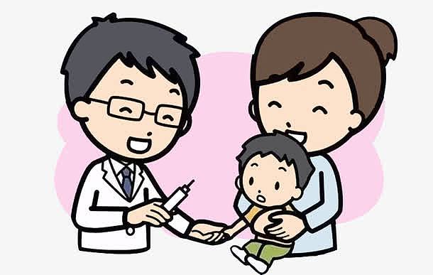 宝宝接种疫苗漫画