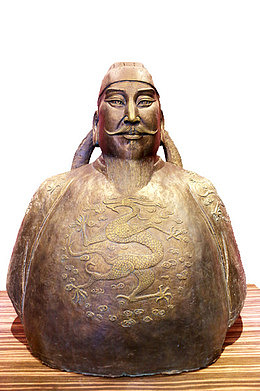 李世民铜像
