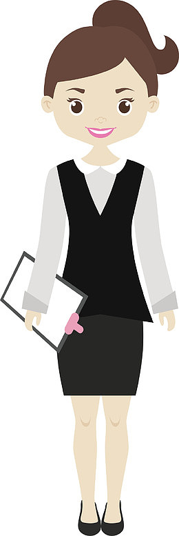 商务女子设计
