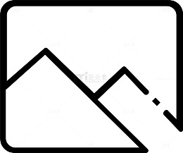 矢量简约相册图标