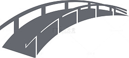扁平化桥矢量图