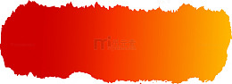 黄色渐变墨迹笔刷素材图