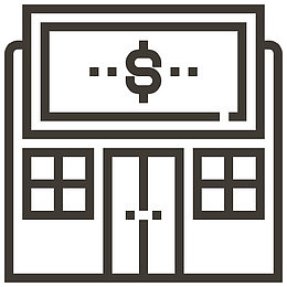 黑色小区商店常用图标