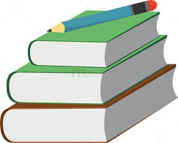 书本堆叠矢量