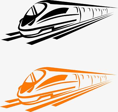 列车卡通简笔画