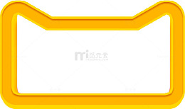 立体金色3d猫头形状舞台装饰