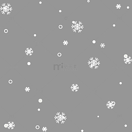 纯洁白色雪花