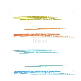 颜色粉笔笔刷清晰