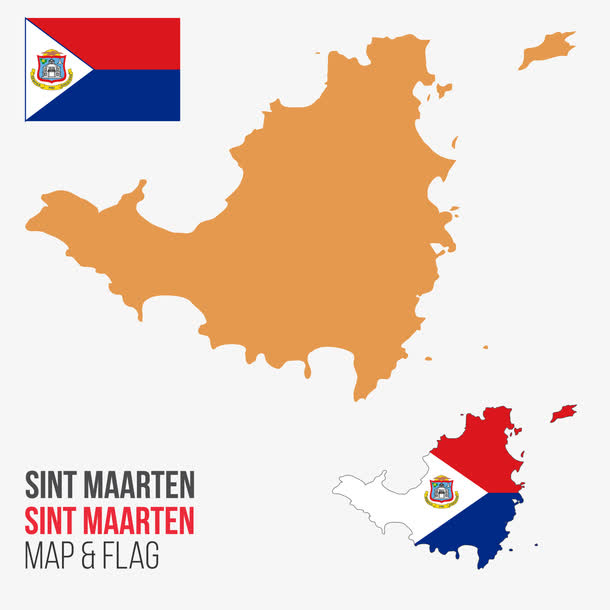 圣马丁矢量素材